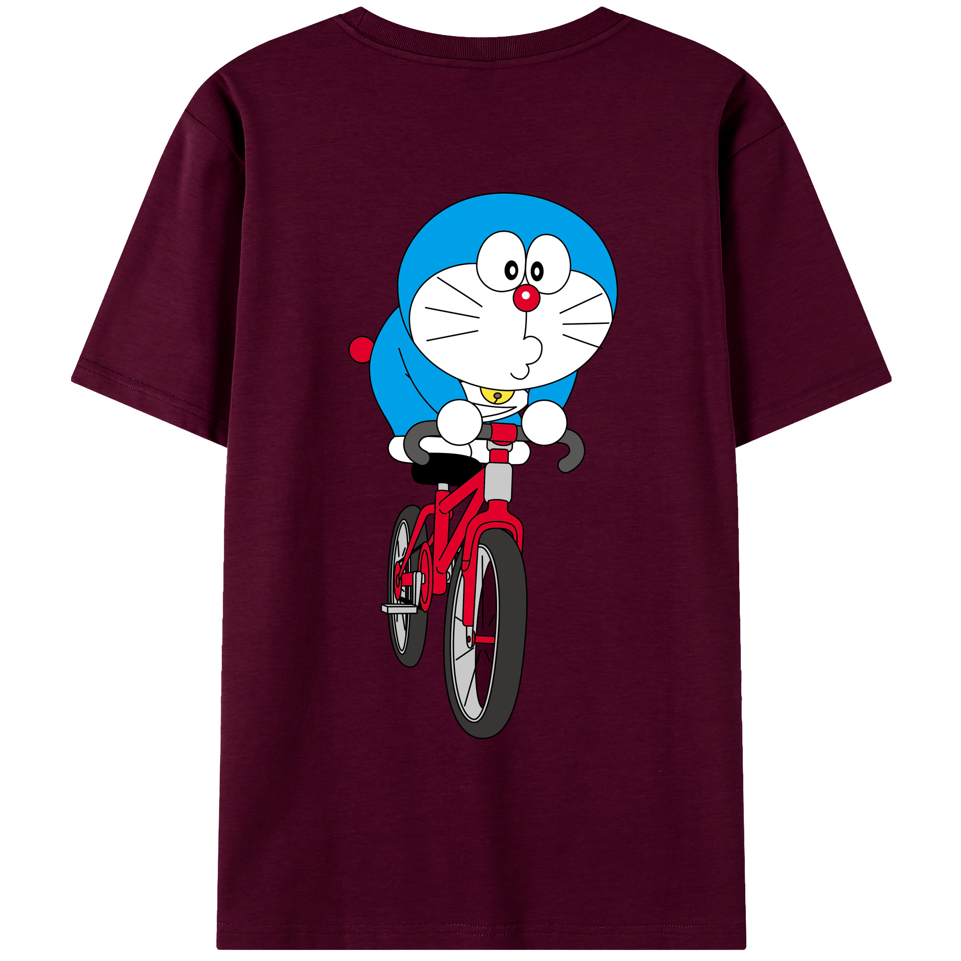 （画像用） ドラえもん Doraemon レディース半袖Tシャツ(バックプリント)